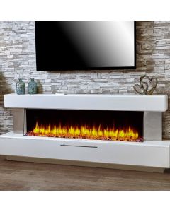 Katell Luminess Electric Fireplace Suite