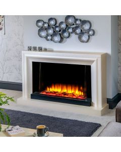 Katell Clarenza 56" Electric Fireplace Suite