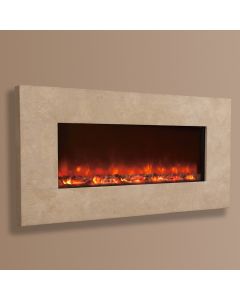 Celsi Electriflame XD Travertine Wall Mounted Electric Fire 