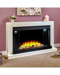 Katell Reno 59" Electric Fireplace Suite