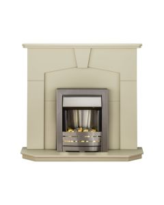 Fireplaces 4 Life Abbey 48'' Helios Electric Fireplace Suite