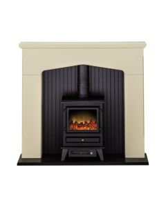 Fireplaces 4 Life Ludlow 48'' Electric Stove Fireplace Suite 