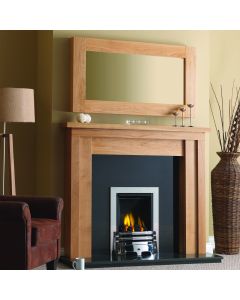 GB Mantels Ashford Oak Fireplace Suite
