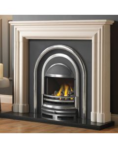 Cast Tec Flat Kensington Limestone Fireplace