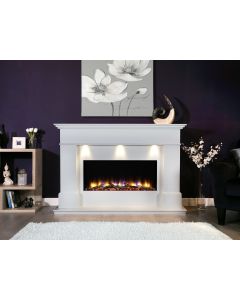 Celsi Ultiflame VR Adour Elite Illumia Electric Fireplace Suite White