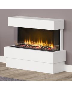 FLARE Collection 36" Avant 3 sided Floorstanding Electric Fireplace