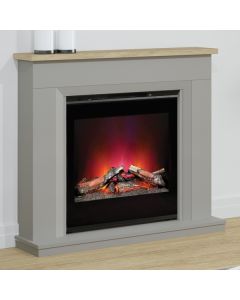 FLARE Collection 46" Rossington Timber Electric Fireplace Suite