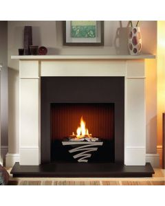 Gallery Brompton Stone Fireplace with Astra Fire Basket