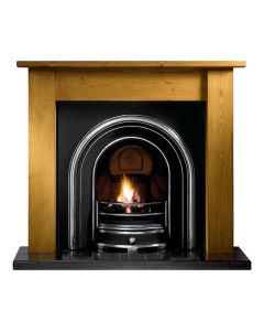 Gallery Lincoln Wood Fireplace With Jubilee Cast Iron Arch