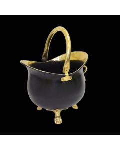 Gallery Prussian Black & Brass Bucket 