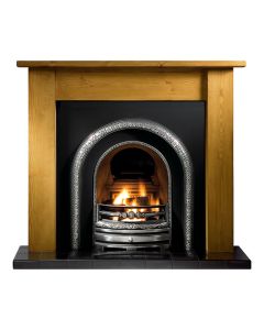 Gallery Lincoln Wood Fireplace With Lytton Cast Iron Arch
