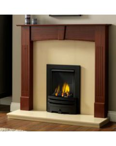 GB Mantels Carlisle Red Mahogany Fireplace Suite