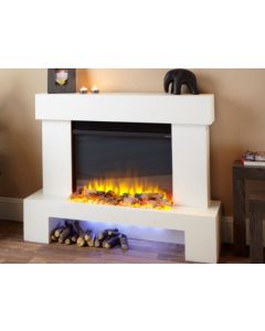 Katell Aurora 43'' Electric Fireplace Suite