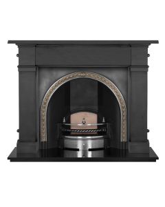 Carron Somerset 59" Cast Iron Fireplace with Kensington Arch