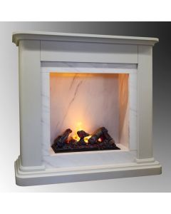 Katell Larino 47'' Italia Optimyst Electric Fireplace Suite