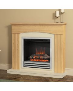 Be Modern Linmere Oak 44'' Electric Fireplace Suite