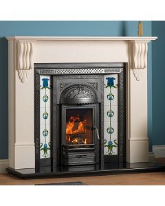 Cast Tec Victorian Corbel Limestone Fireplace