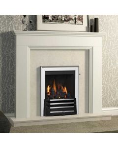 Be Modern Westerdale 48" Soft White Fireplace Suite