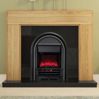 Be Modern 52" Whinfell Solid Oak Electric Fireplace 