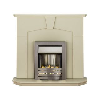 Fireplaces 4 Life Abbey 48'' Helios Electric Fireplace Suite