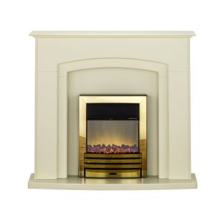 Fireplaces 4 Life Falmouth 49'' Eclipse Electric Fireplace Suite