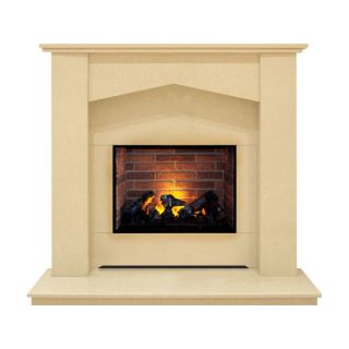 Fireplaces 4 Life Georgia 48'' Marble Electric Fireplace Suite
