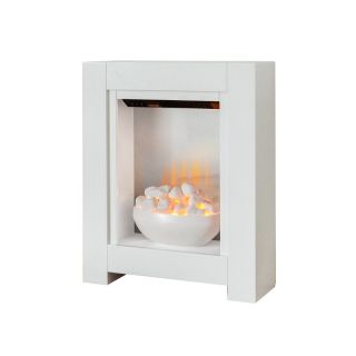 Fireplaces 4 Life Monet 23'' White Electric Fire
