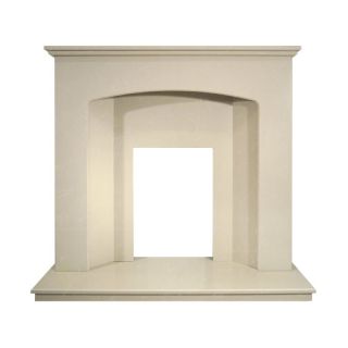 Fireplaces 4 Life 42'' Trinity Perola Marble Fireplace 