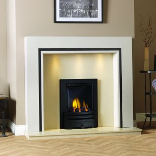 GB Mantels Belgravia Oak Fireplace Suite