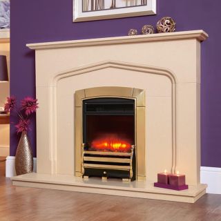 Celsi Electriflame Caress Daisy Hearth Mounted Electric Fire