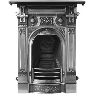 Carron Victorian Small Combination Cast Iron Fireplace Full Polished