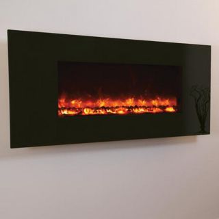 Celsi Electriflame Black Glass Electric Fire 