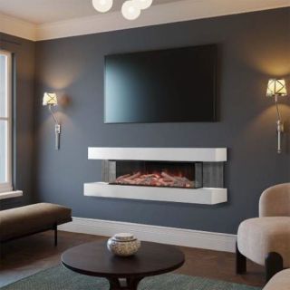 Evonic Crenshaw Electric Fireplace Suite