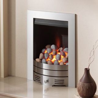 Crystal Fires Super Radiant Contemporary Chrome