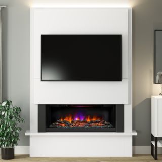 FLARE Oxton 63" Electric Chimney Breast Fireplace Suite