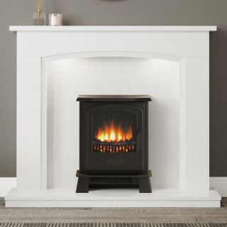 Be Modern Emelia 48'' Marble Fireplace Suite