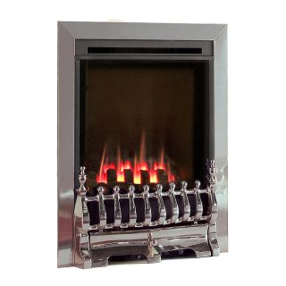 Flavel Windsor Traditional High Efficiency Silver Gas Fire