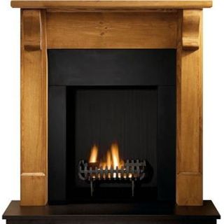 Gallery Bedford Wood Fireplace Includes Cromwell Fire Basket