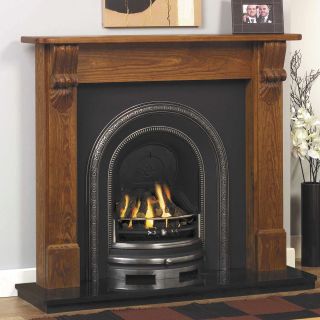 GB Mantels Cheshire Medium Pine Fireplace Suite
