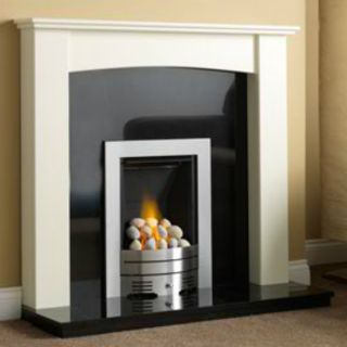 GB Mantels Disley Olde England White Fireplace Suite