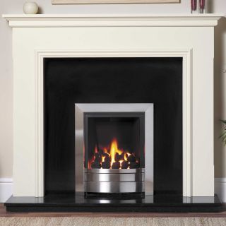 GB Mantels Queensbury Olde England White Fireplace Suite