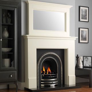 GB Mantels Warwick Olde England White Fireplace Suite