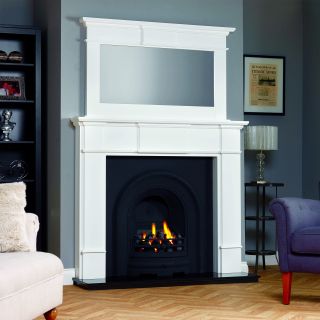 GB Mantels Harrogate Oak Fireplace Suite