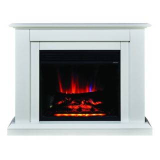 Suncrest Horley 42" White Electric Fireplace Suite
