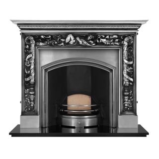 Carron London Plate Cast Iron Arched Insert (Wide), Fully Polished