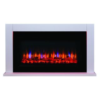 Suncrest Lumley Ambience Electric Fireplace Suite