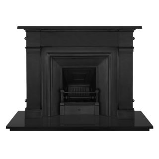 Carron Somerset 59" Cast Iron Fireplace With Royal Inset