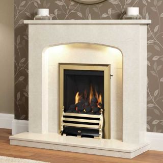 Be Modern Classic Inset Gas Fire with Maisie Fret