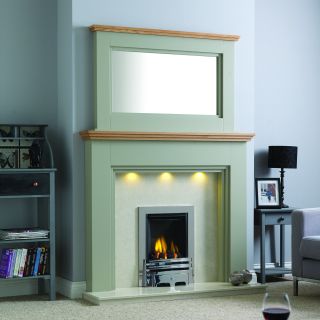GB Mantels Yateley Oak Fireplace Suite