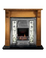 Gallery Bedford Wood Fireplace with Sovereign Cast Iron Tiled Insert